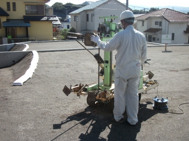 （ご紹介案件）地盤調査・地盤改良施工業